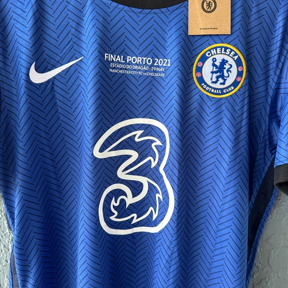 Chelsea Pulisic Soccer Jersey Final 2021 - Picture 3 of 5